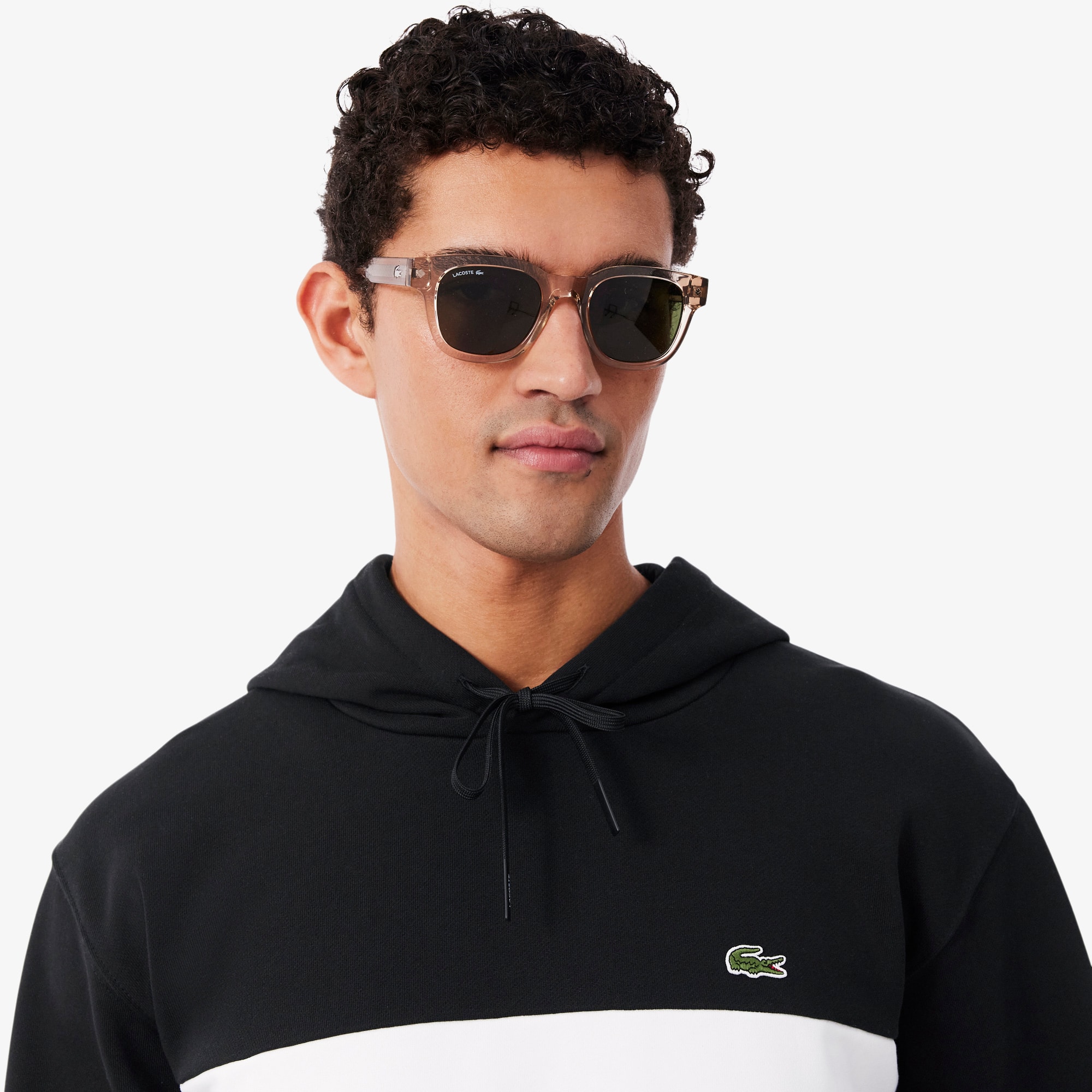 Color-Block Fleece Hoodie