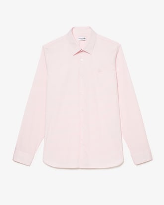 Camisa para hombre slim fit de popel&iacute;n el&aacute;stico