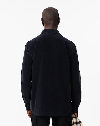 Men's Regular Fit Velour Shirt