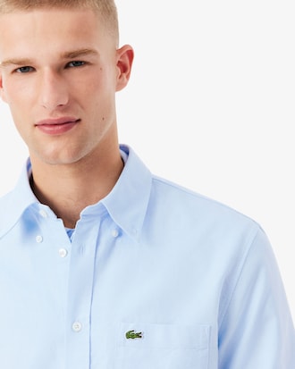 Camisa Oxford De Corte Regular Para Hombre