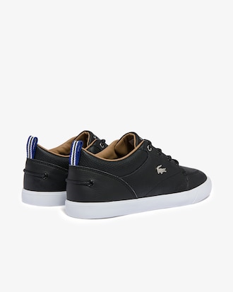 Men's Bayliss Leather Perforated Collar Sneakers