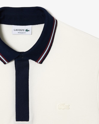 Men's Regular Fit Contrast Neck Smart Paris Polo