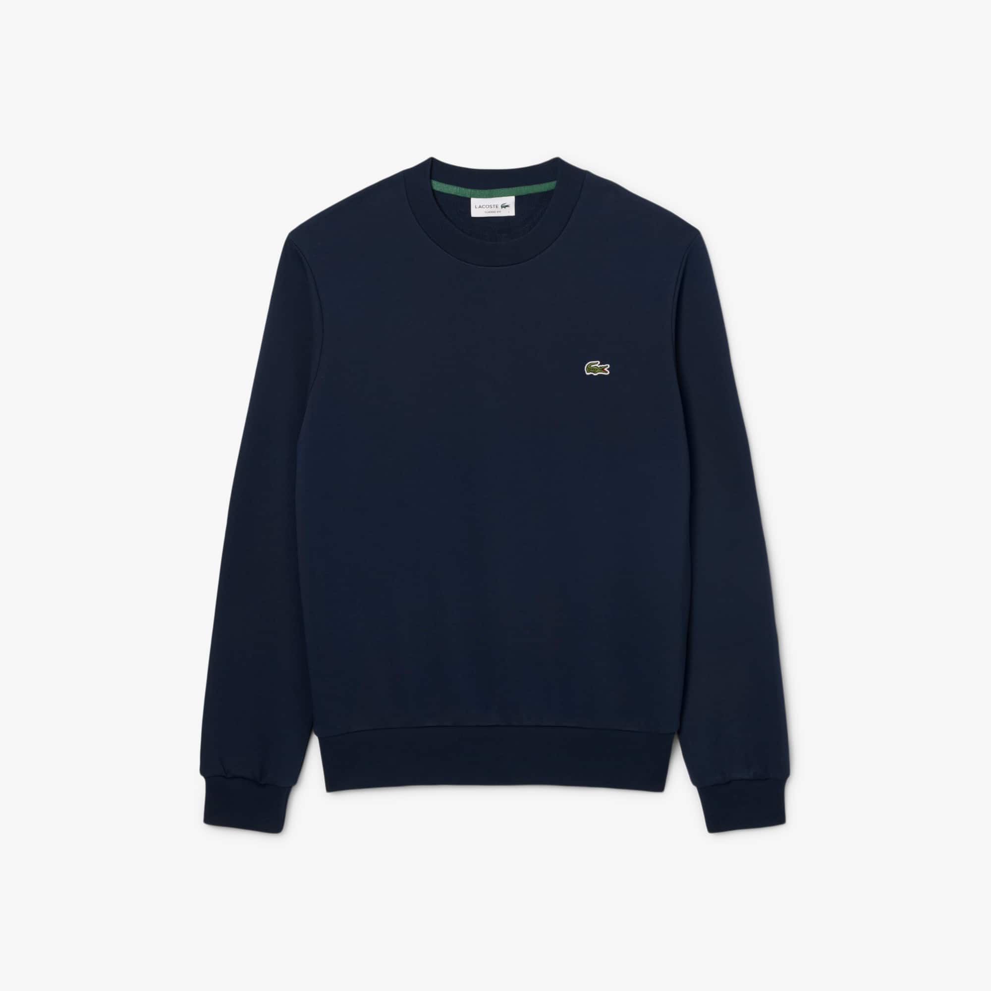 メンズウェア CLUBHAUS x Lacoste Crew Sweat Navy L Men's Classic Fit Fleece Sweatshirt - Sweaters & Sweatshirts - New