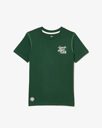 Playera infantil Lacoste Sport Roland Garros de punto
