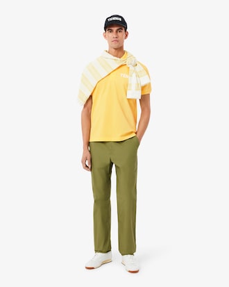 Classic Fit Printed Petit Piqu&eacute; Polo