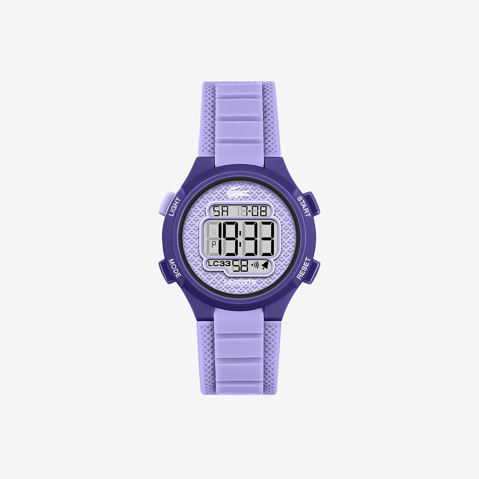 Lacoste Lc33 Kids Digital Silicone Watch - One Size