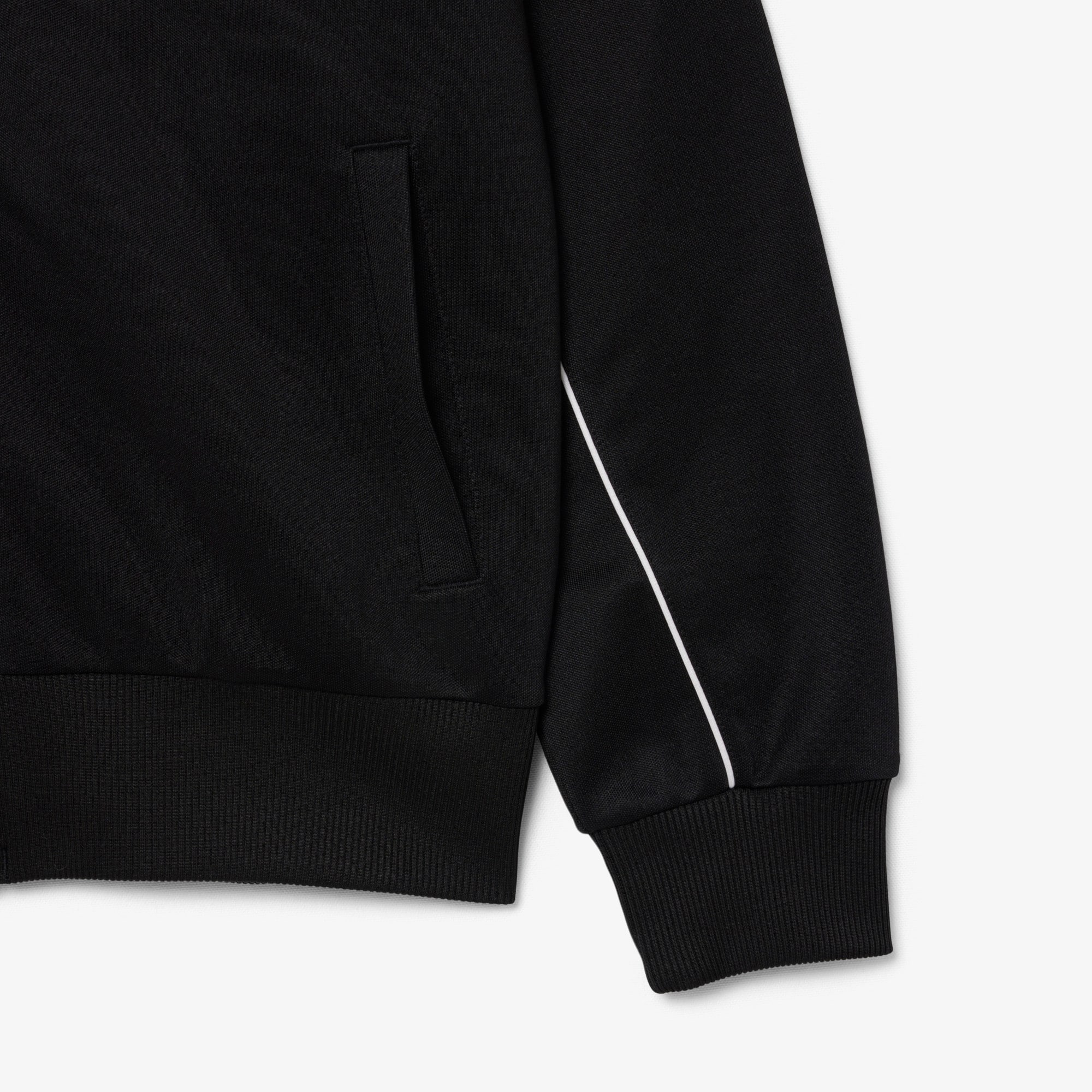 Trim Accent Zipped Sweatshirt