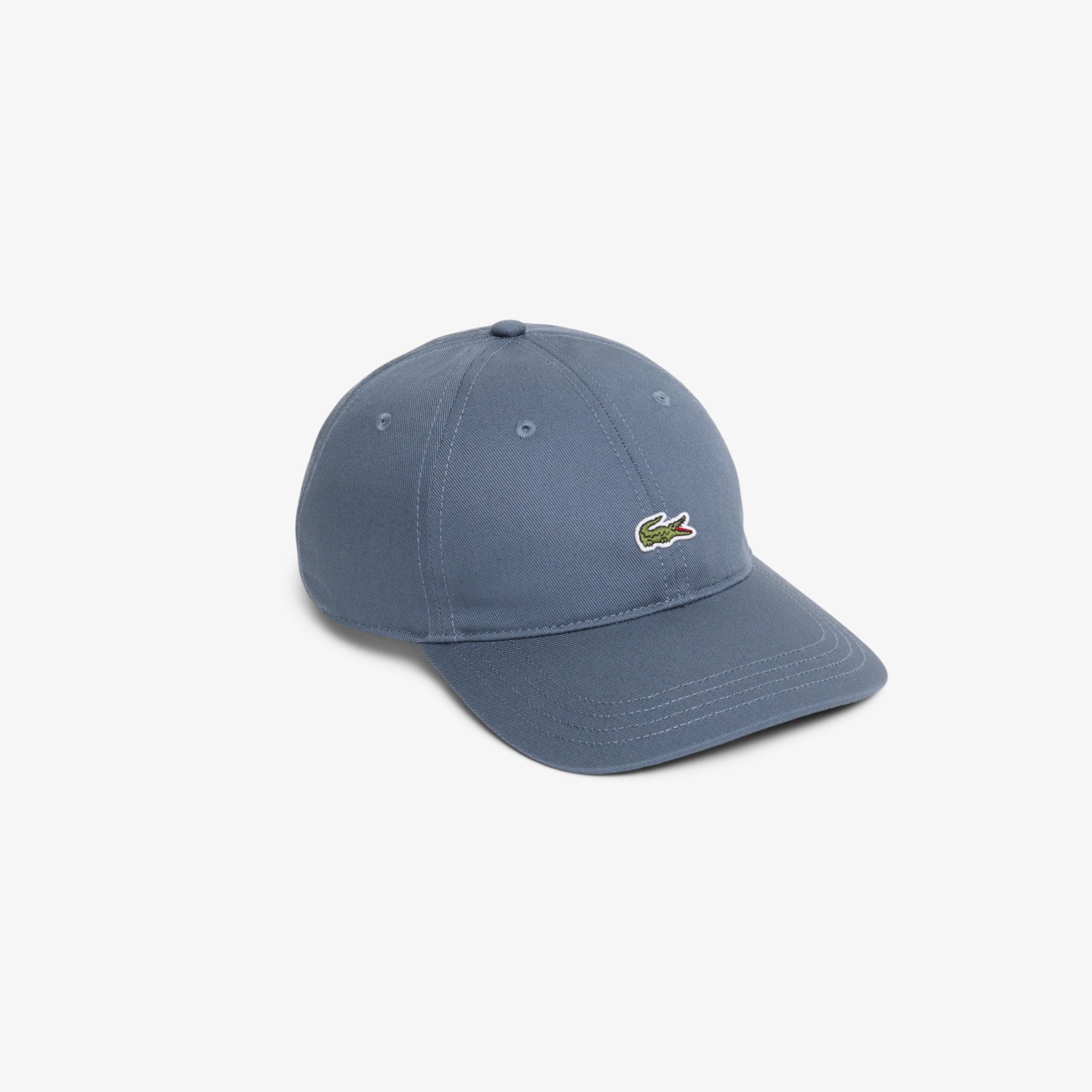 Lacoste Unisex Cotton Twill Cap - One Size In Grey