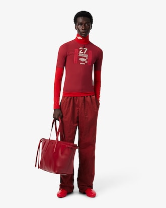 Runway Grain Leather Tote Bag