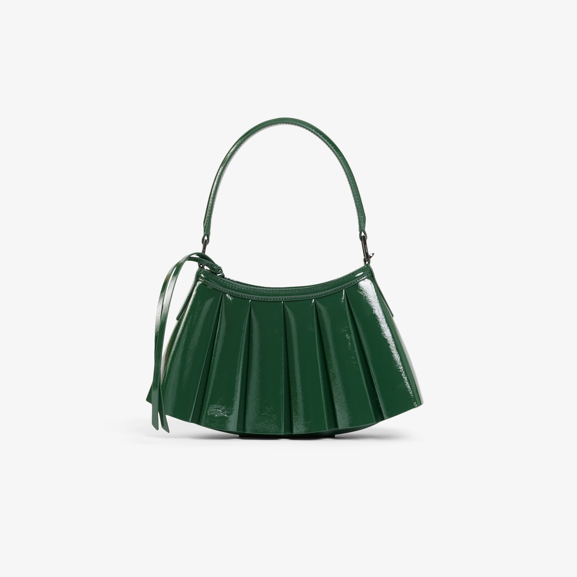 Lacoste Runway Small Patent Leather Lenglen Purse - One Size