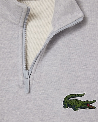 Unisex Loose Fit High-Neck Fleece Sweatshirt