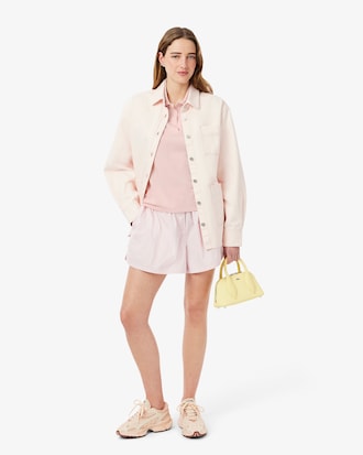 Polo de Piqué con Corte Relajado para Mujer