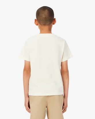 Playera de Algod&oacute;n con Bordado de Cocodrilo