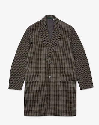Men's Checked Responsible Wool Chesterfield Jacket