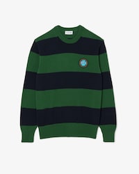 Men's Striped Cotton Jersey Sweater