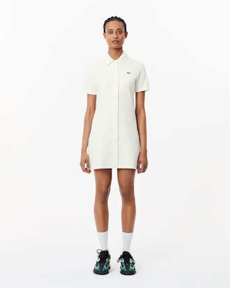 Women's Heavy Piqué Buttoned Polo Dress