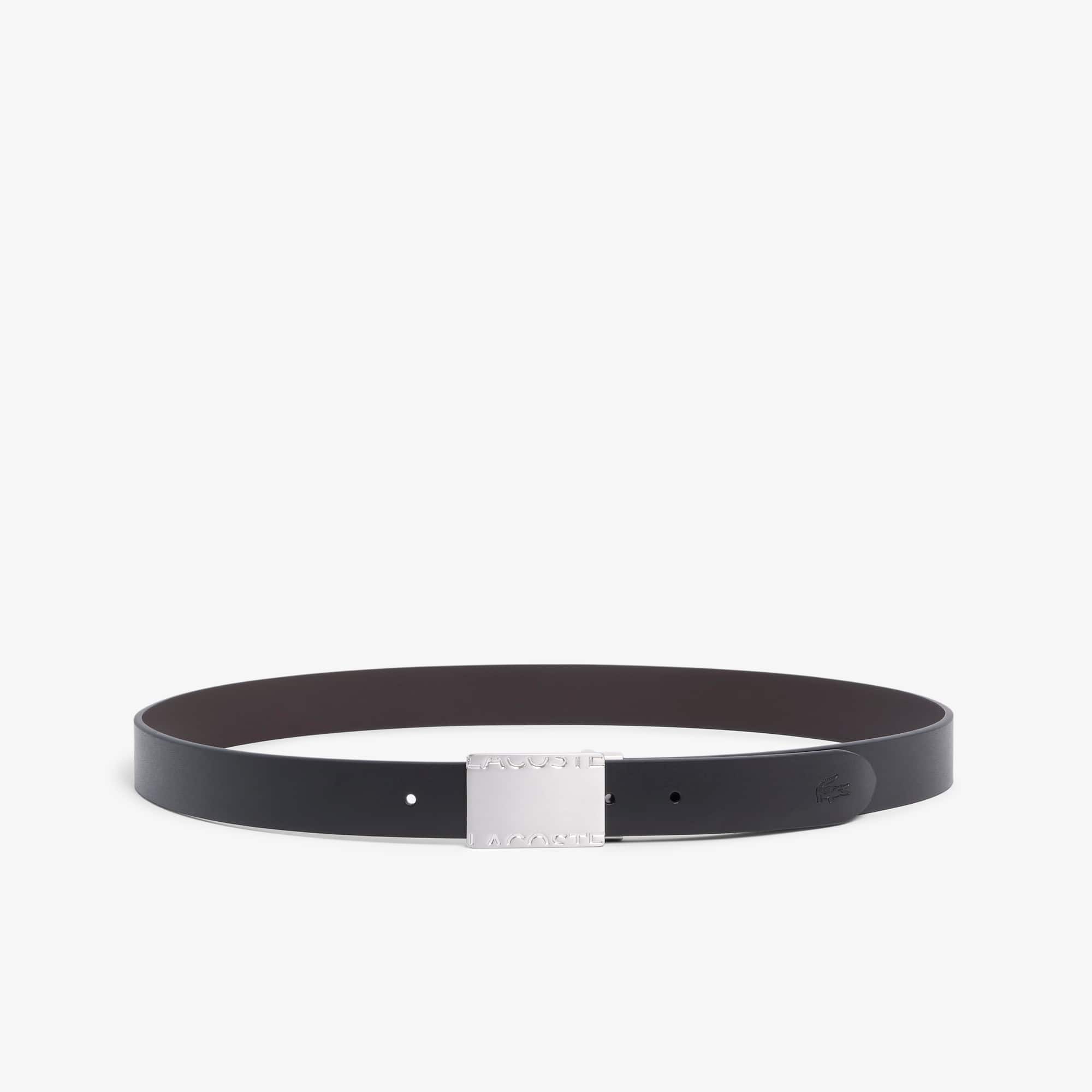 Smooth Leather Belt & Buckle Gift Set