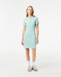 Women's Slim Fit Stretch Mini Piqué Polo Dress