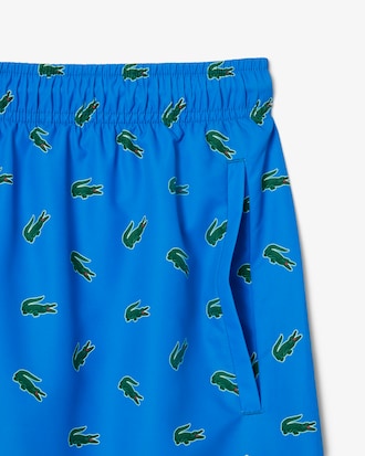 Traje de baño con estampado de cocodrilo para hombre