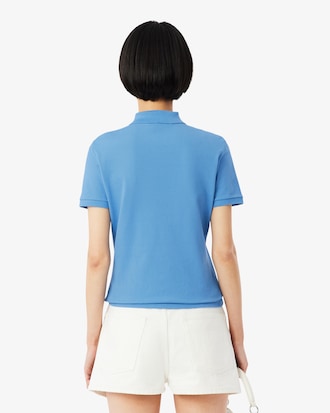 Women's L.12.D Slim Fit Stretch Mini Piqu&eacute; Polo