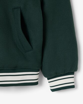 Crocodile Badge Bomber Jacket
