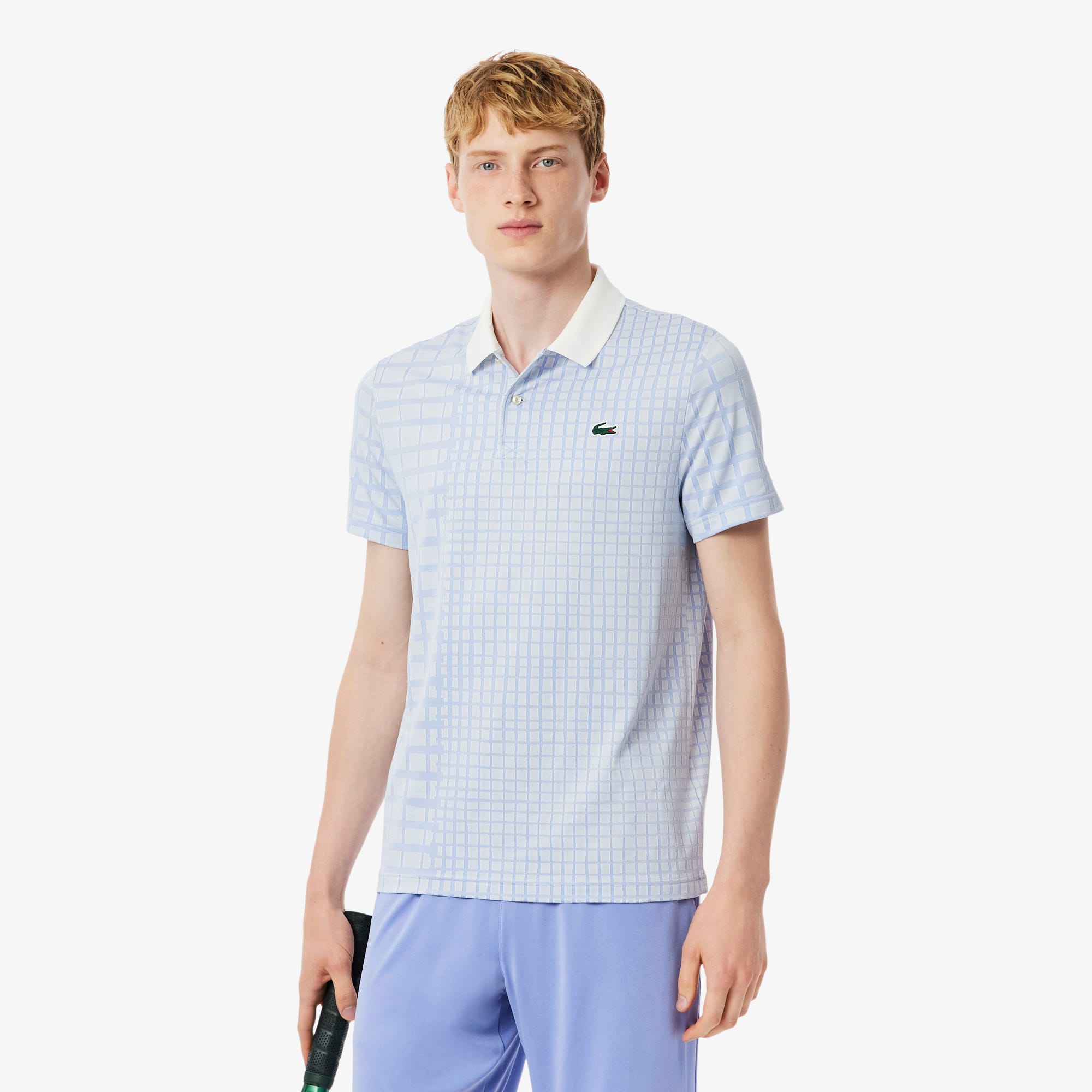 Lacoste Men's  Tennis X Daniil Medvedev Polo - M - 4 In White