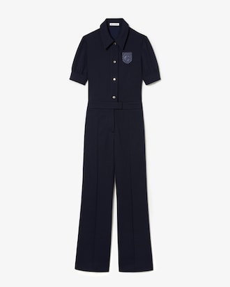 Women&rsquo;s Lacoste x Goop Two-Ply Piqu&eacute; Jumpsuit