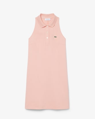 Sleeveless Piqu&eacute; Polo Dress
