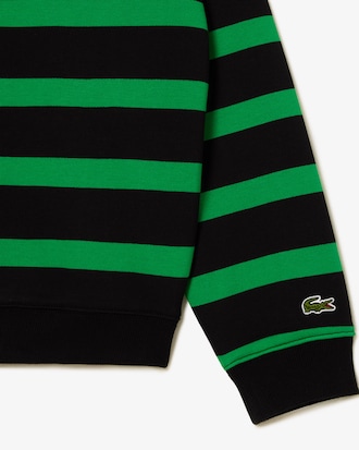 Sudadera loose fit con estampado en 3D a rayas