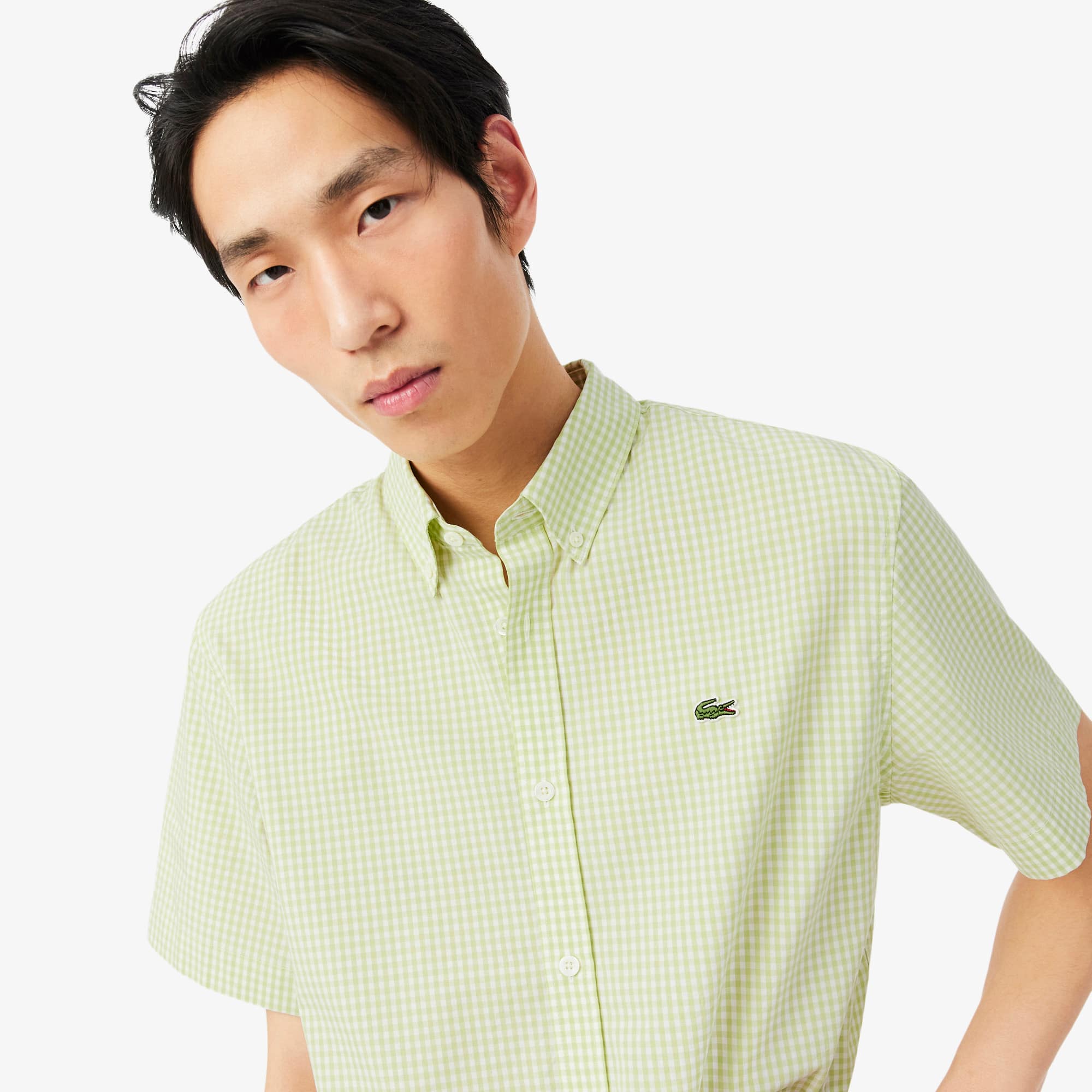 Regular Fit Short Sleeved Plaid Shirt