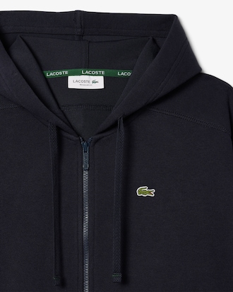 Women's Zip-Up Piqué Hoodie