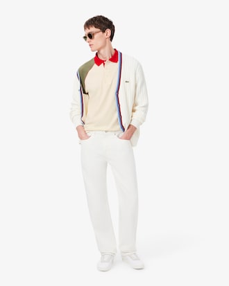 Classic Fit Colorblock Piqu&eacute; Polo