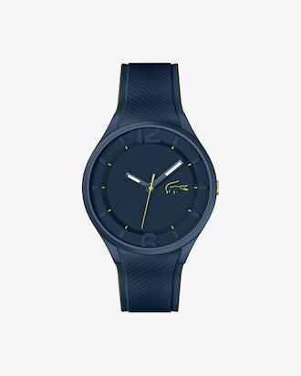 Ollie 3 Hands Watch Blue Silicone