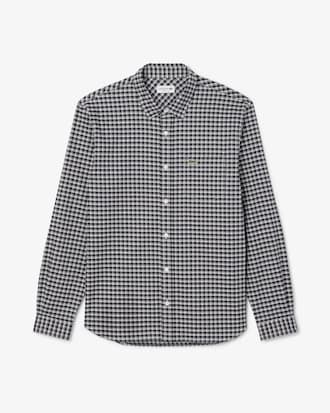 Men's Regular Fit Stretch Plaid Shirt