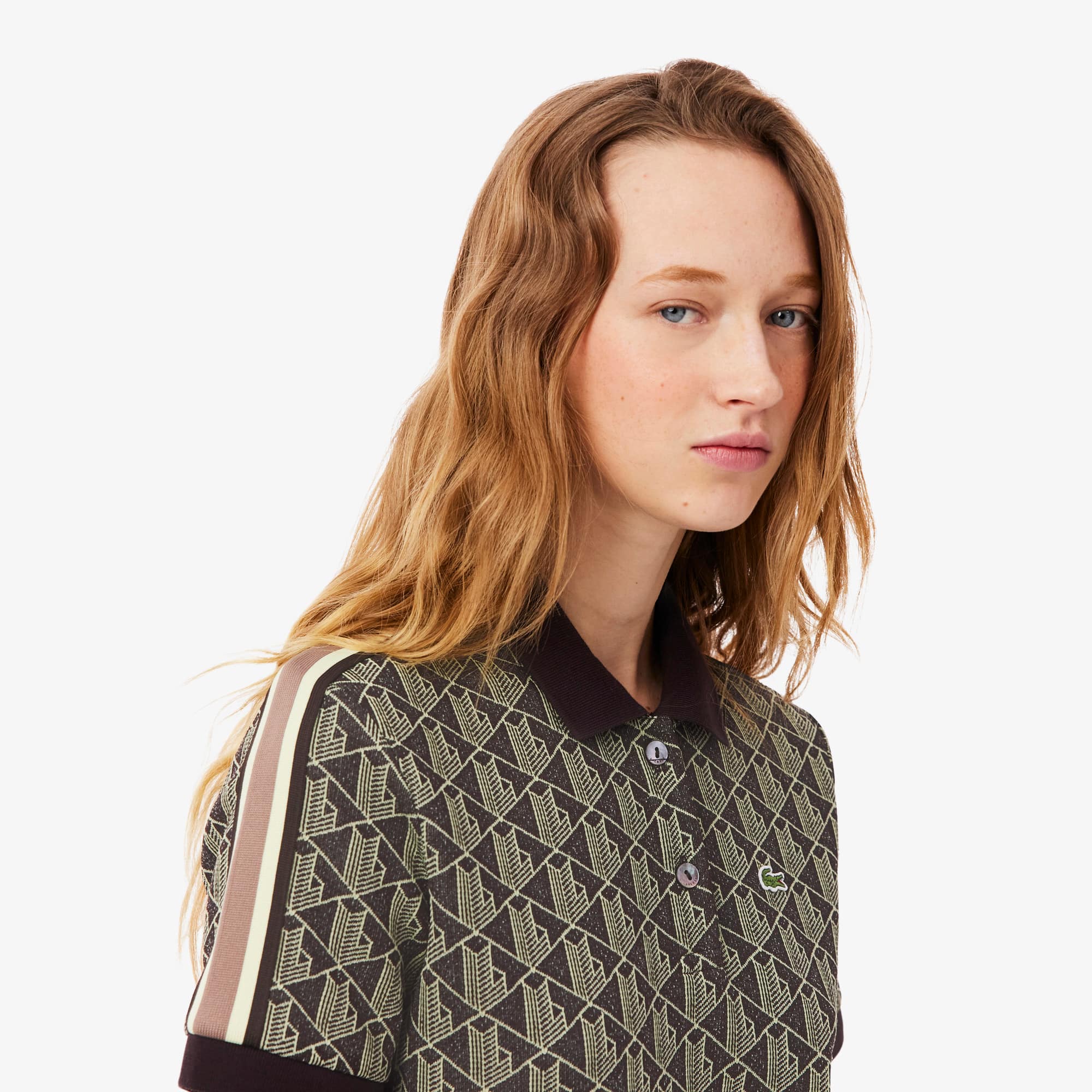 Lacoste Women's Slim Fit Monogram Polo Dress - XXL (44) Lacoste Women's Slim Fit Monogram Polo Dress - XXL (44)