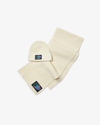 Set de regalo unisex Lacoste Holiday con gorro y bufanda de lana 