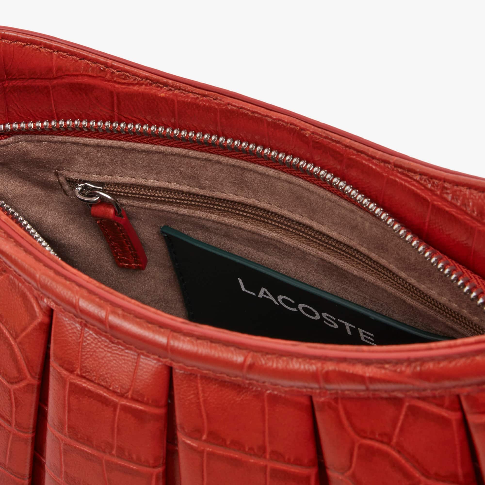 ミンク Runway Small Lenglen Crocodile Effect Leather Bag - undefined