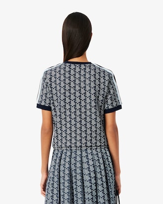 Women's Slim Fit Monogram T-Shirt