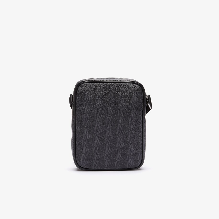 men's the blend monogram canvas vertical crossover bag