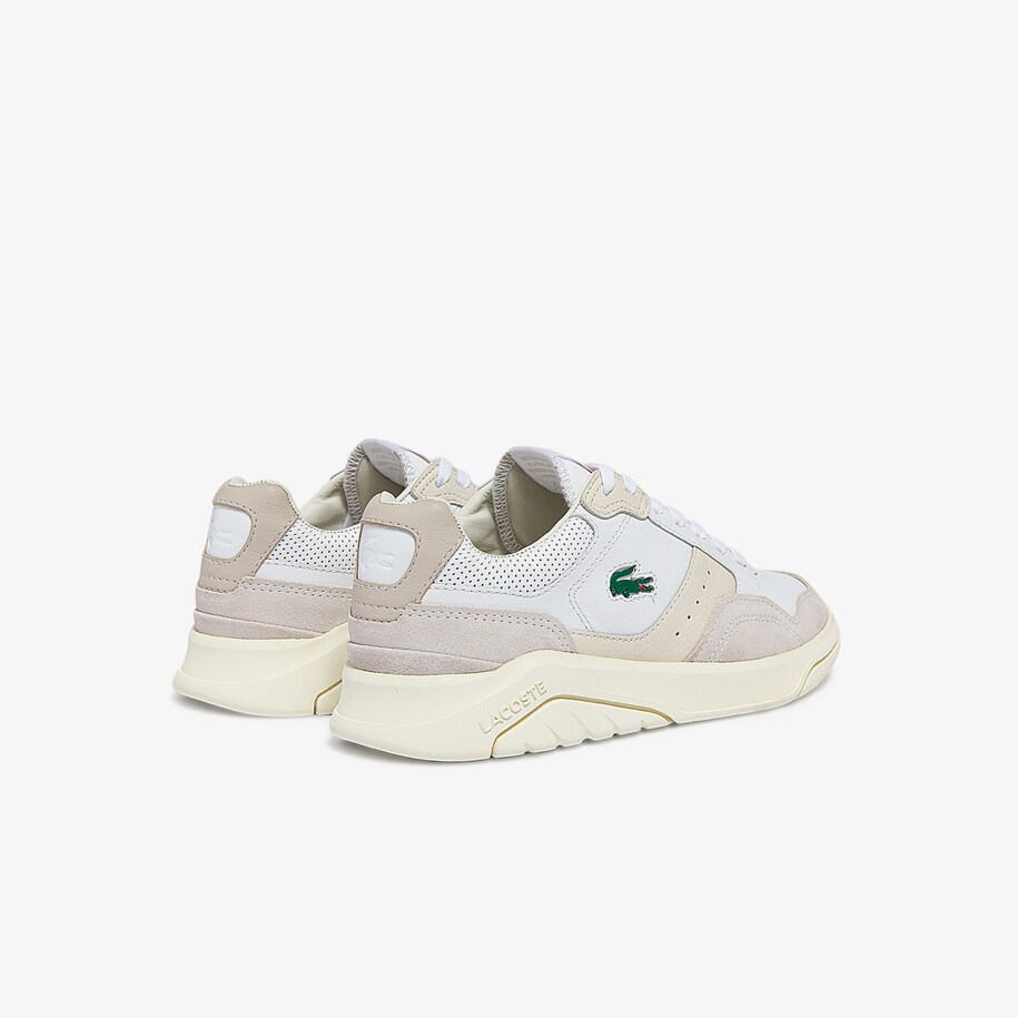 women's game advance luxe leather perforated sneakers