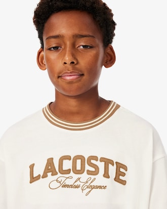 T-shirt coton marquage Lacoste