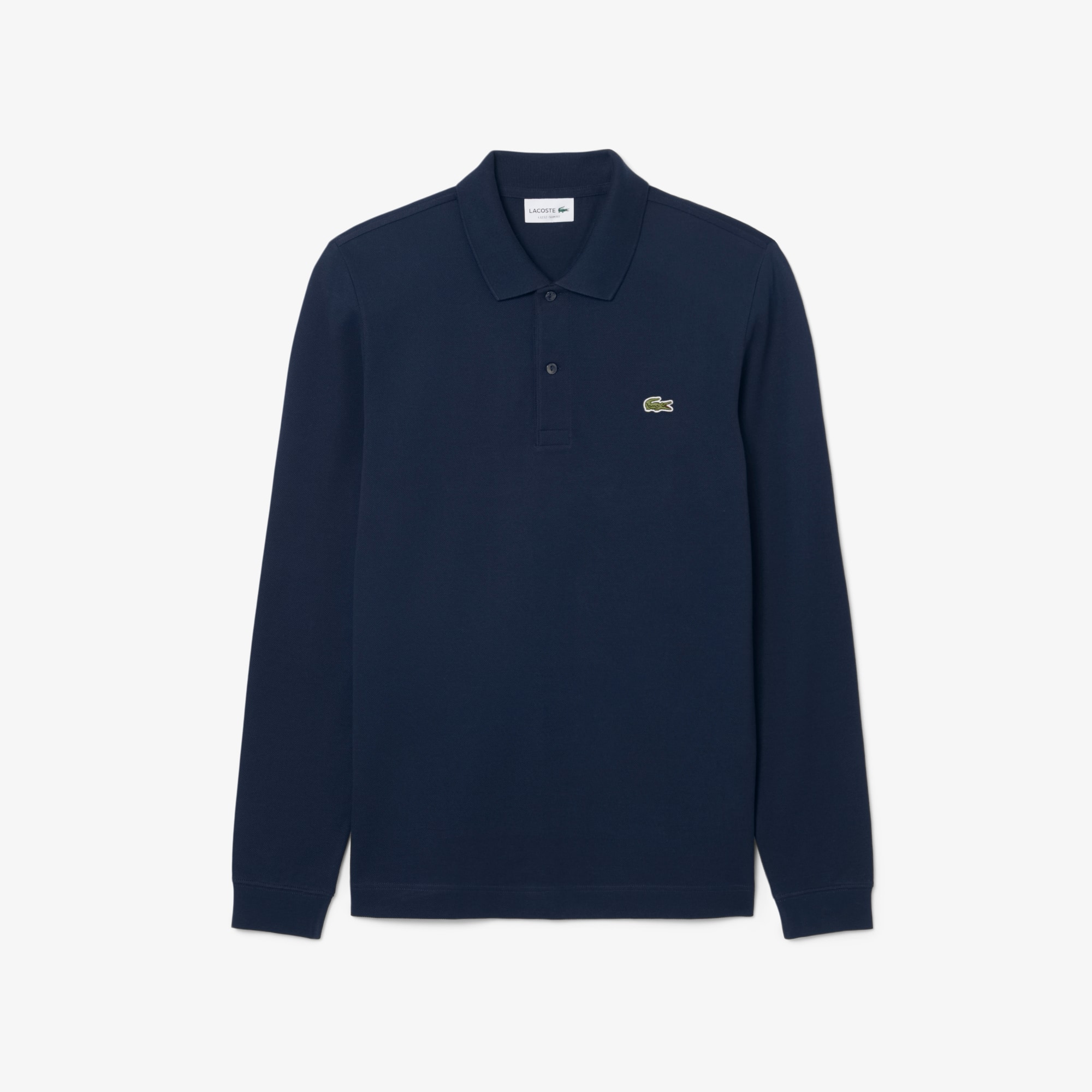 Men's Slim Fit L.12.12 Long Sleeve Polo - Polo Shirts - New In