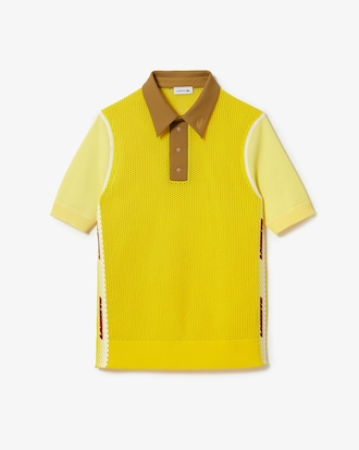 Men's Lacoste Fashion Show Edition Mesh Polo
