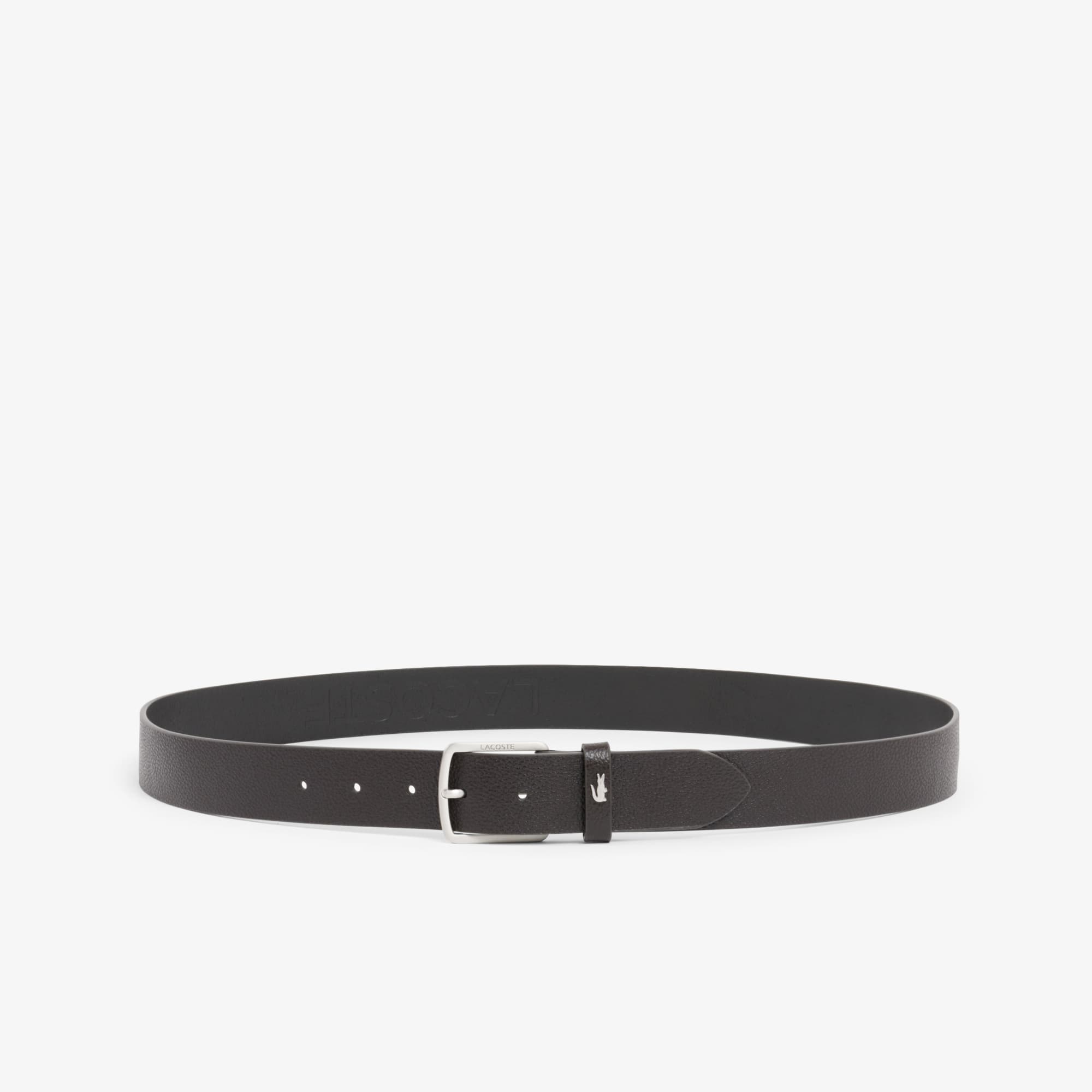 Elegance Leather Belt and Key Ring Gift Set