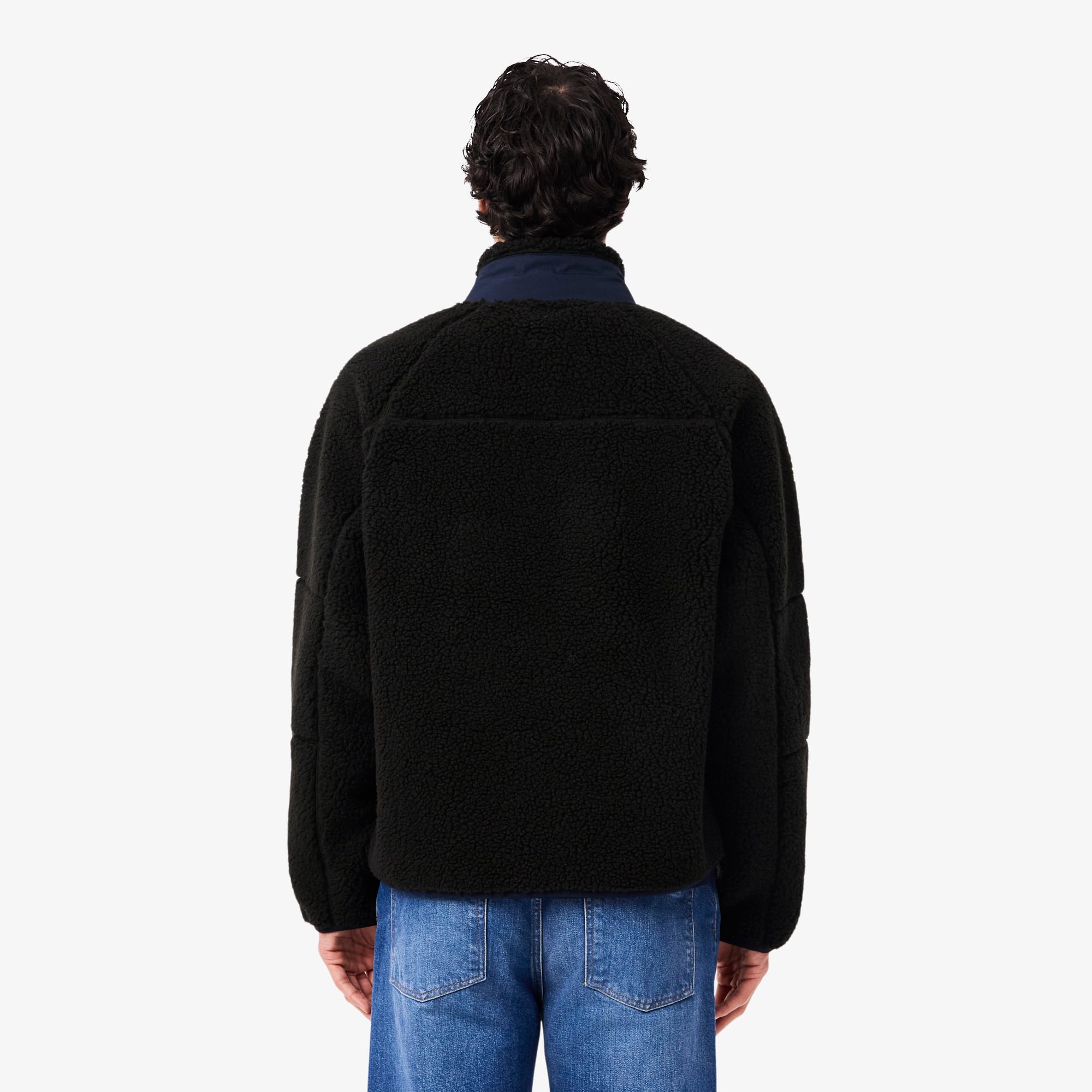 Men's Colorblock Sherpa Fleece Jacket - Jackets & Coats - New In