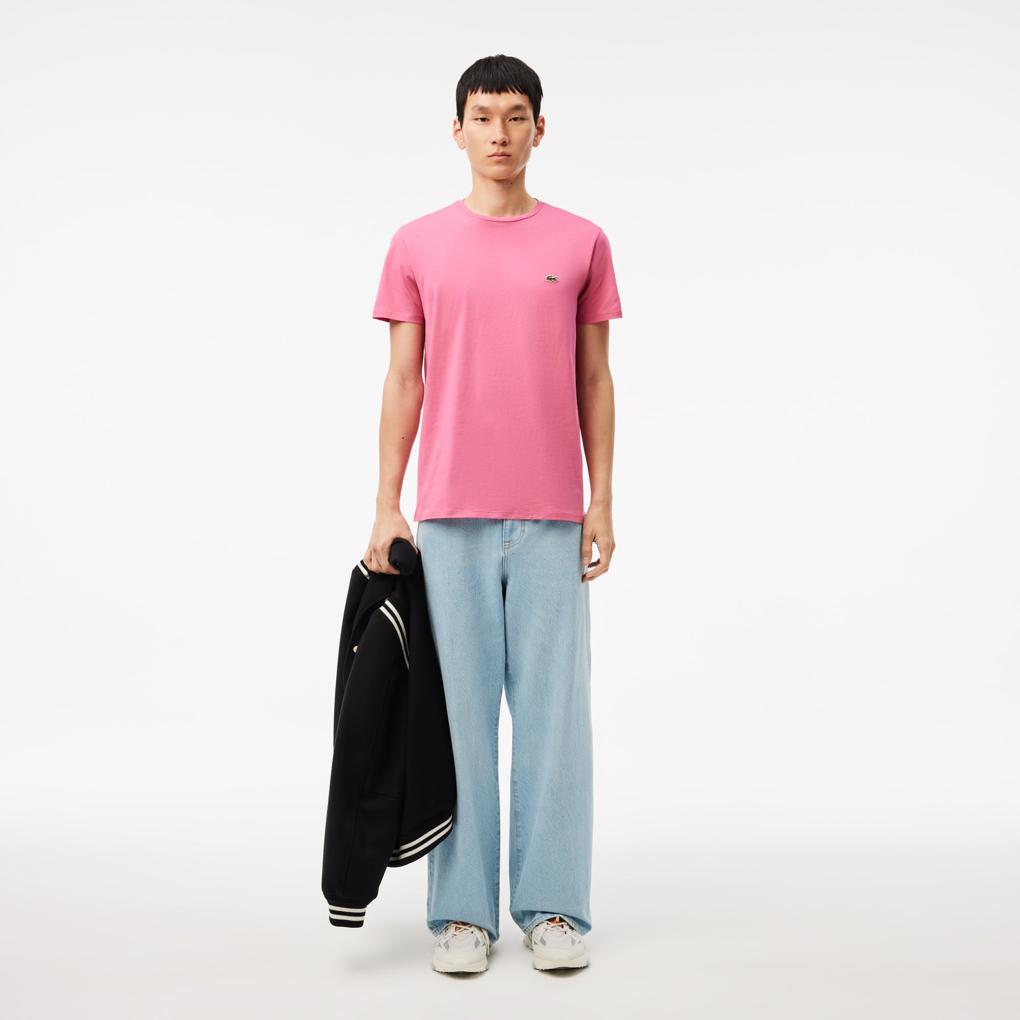 ラコステ LACOSTE ゴールドステッチクルーネックスウェット