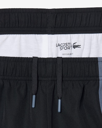 Water-Repellent Color-Block Sport Shorts