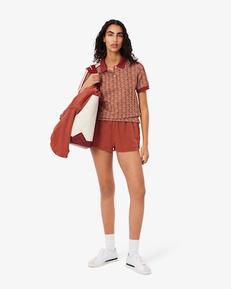 Women's Slim Fit Monogram Polo