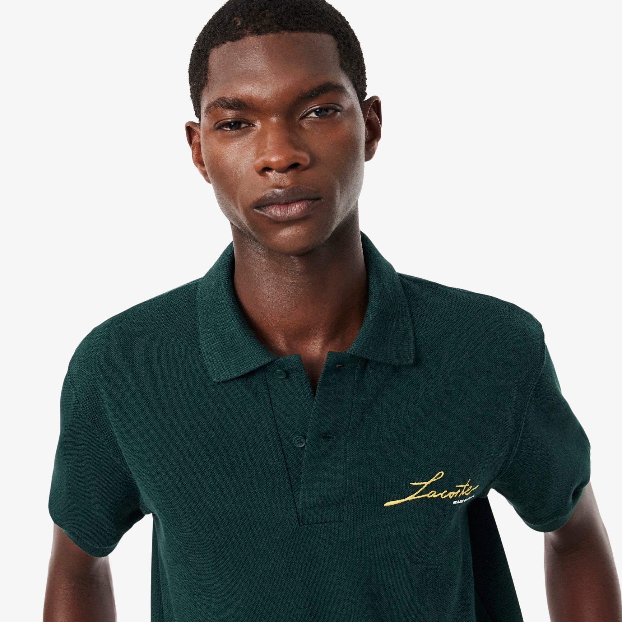 Classic Fit French Made Piqué Polo Shirt