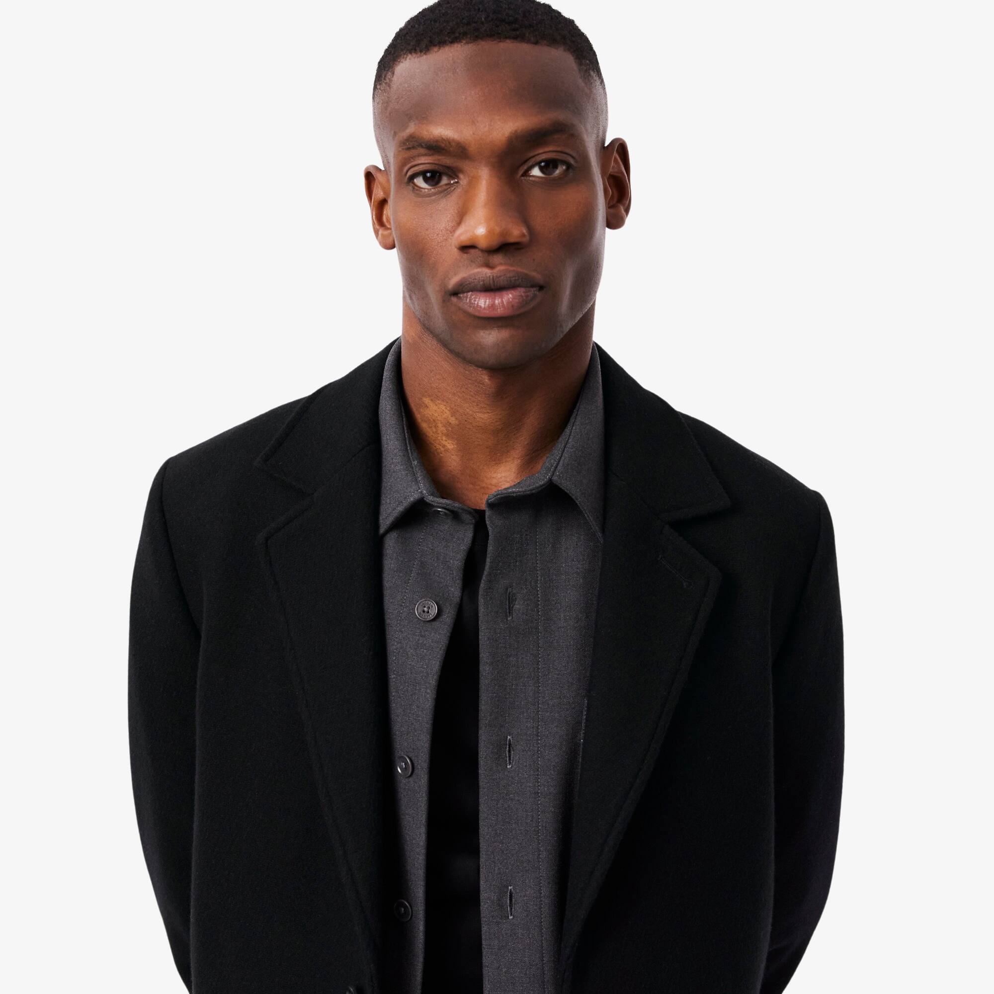 Men's Wool Chesterfield Coat - Jackets & Coats - New In 2026 | Lacoste